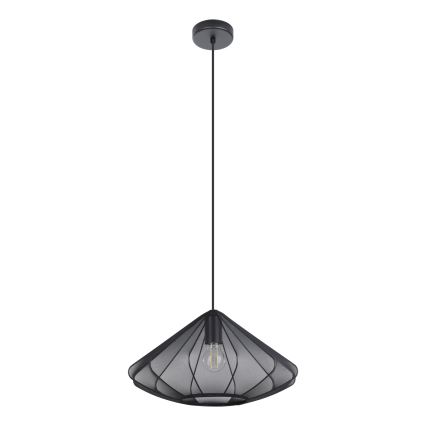 Eglo - Lámpara colgante 1xE27/40W/230V diá. 42,5 cm negro