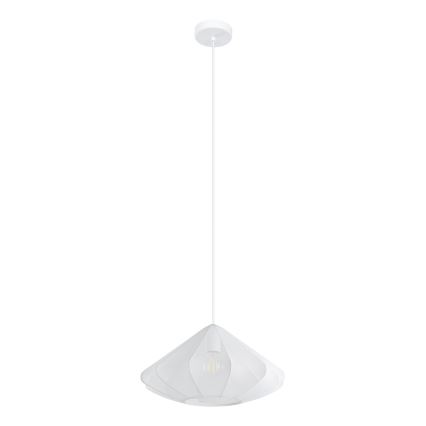 Eglo - Lámpara colgante 1xE27/40W/230V diá. 42,5 cm blanco