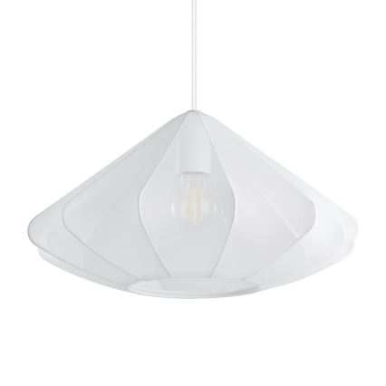 Eglo - Lámpara colgante 1xE27/40W/230V diá. 42,5 cm blanco