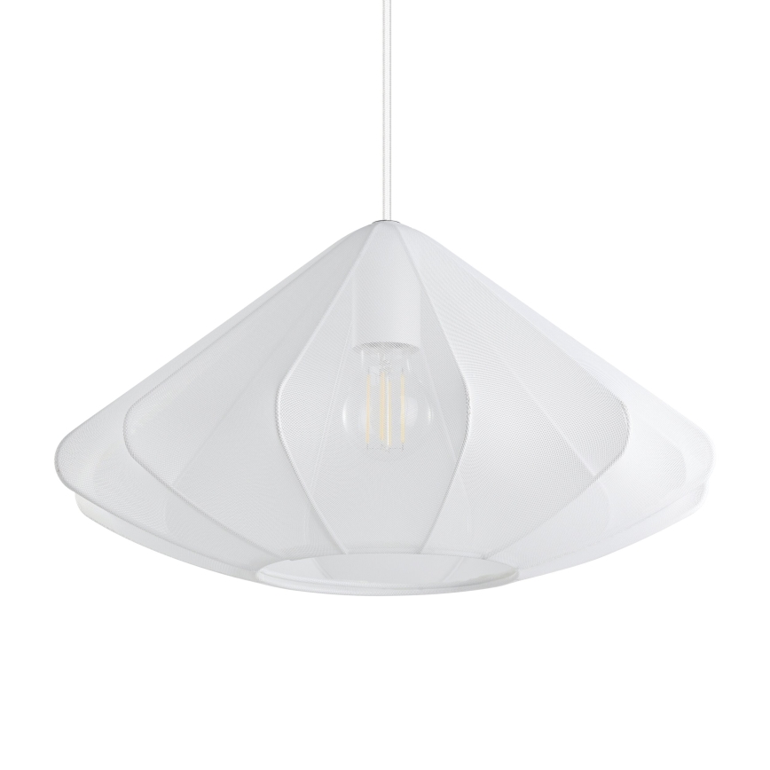 Eglo - Lámpara colgante 1xE27/40W/230V diá. 42,5 cm blanco