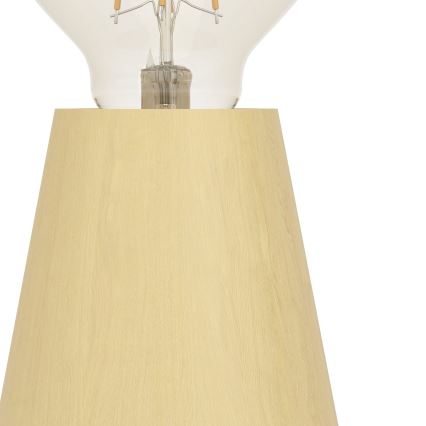 Eglo - Lámpara de mesa 1xE27/40W/230V beige