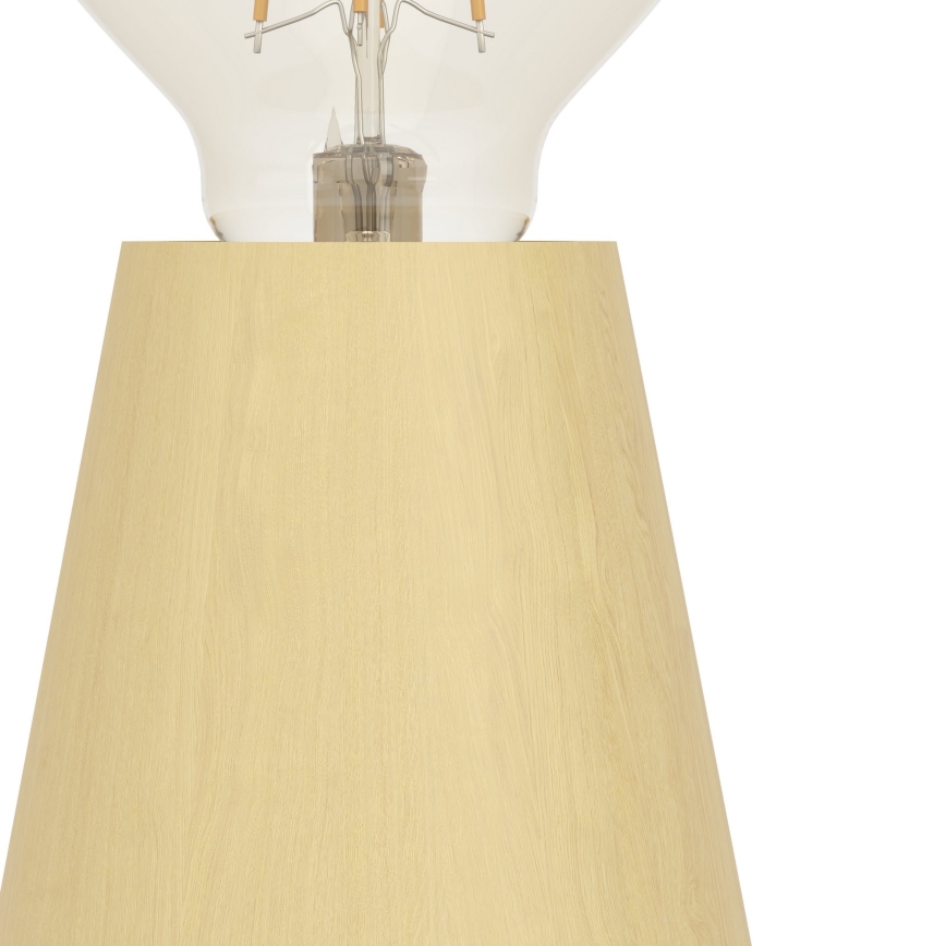 Eglo - Lámpara de mesa 1xE27/40W/230V beige