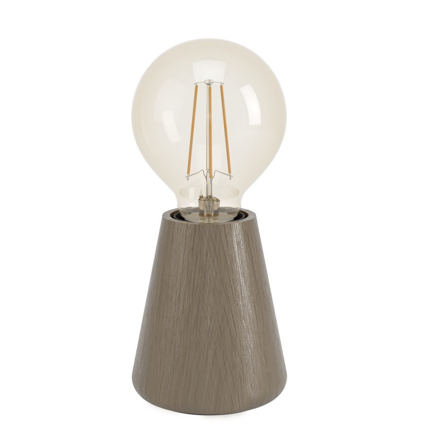 Eglo - Lámpara de mesa 1xE27/40W/230V marrón