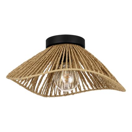 Eglo - Plafón 1xE27/60W/230V marrón