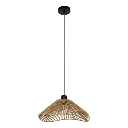 Eglo - Lámpara colgante 1xE27/60W/230V marrón