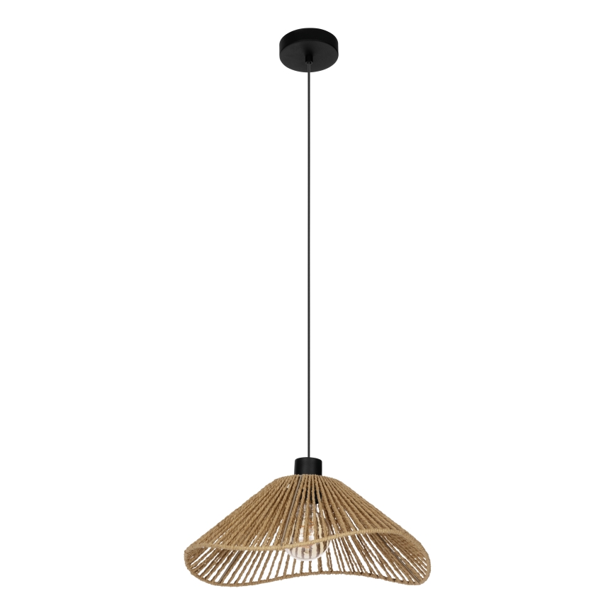 Eglo - Lámpara colgante 1xE27/60W/230V marrón