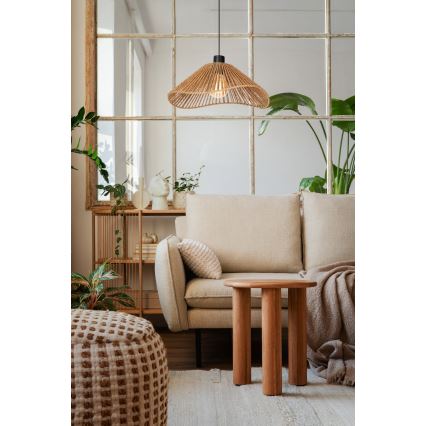 Eglo - Lámpara colgante 1xE27/60W/230V marrón