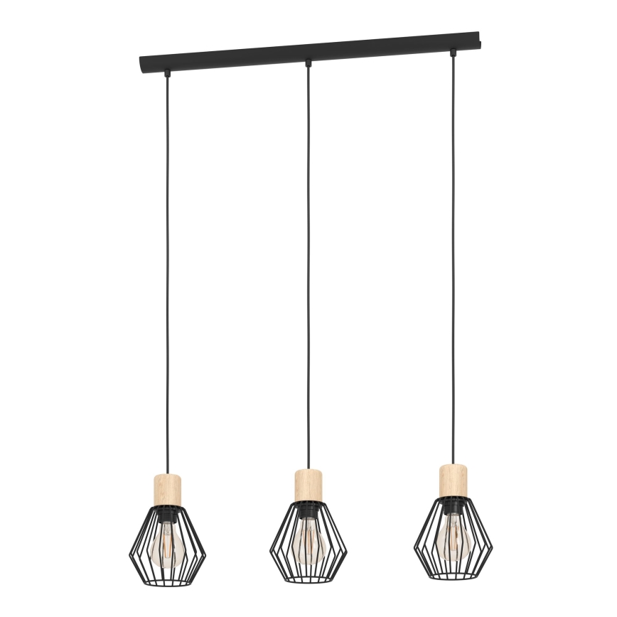 Eglo - Lámpara colgante 3xE27/60W/230V