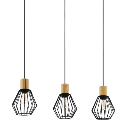 Eglo - Lámpara colgante 3xE27/60W/230V
