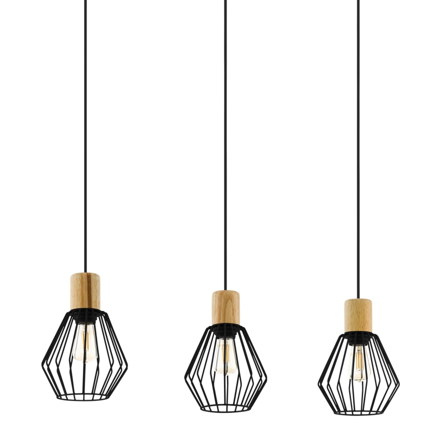 Eglo - Lámpara colgante 3xE27/60W/230V