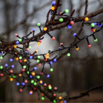 Eglo 472-53 - Cadena LED de Navidad para exteriores BERRY MINI 700xLED/8 funciones 14m multicolor IP44