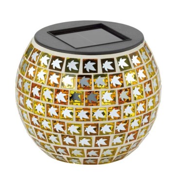 EGLO 47217 - Iluminación solar BLATT 1xLED/0,03W naranja IP44