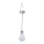 Eglo 48514 - LED Lámpara colgante solar LED/0,06W/1,2V 150mAh IP44 cromo brillante