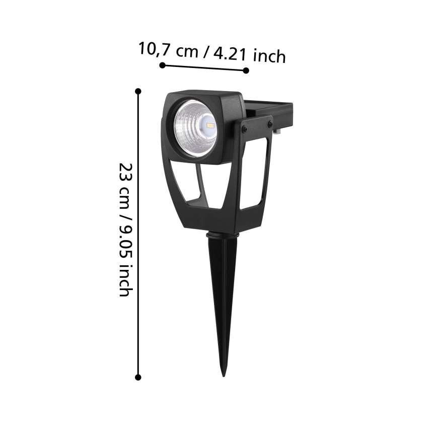 Eglo 48719 - Proyector solar LED SOLAR 1xLED/0,1W/3,2V IP44
