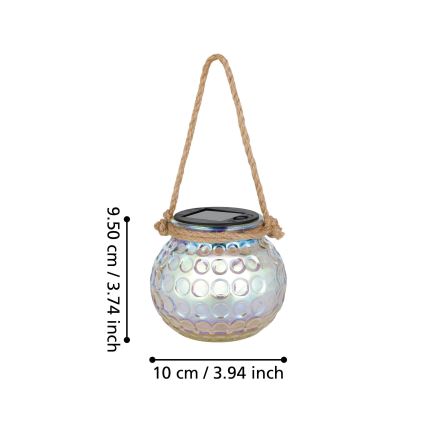 Eglo 48952 - Lámpara solar LED LED/0,03W/1,2V 3000 mAh