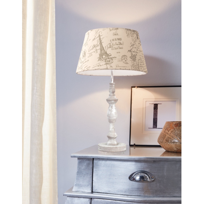Eglo 49303 - Pie de lámpara VINTAGE 1xE14/40W/230V gris pátina