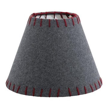 Eglo 49432 - Pantalla para lámpara de pie VINTAGE rojo Bordado E14 diá. 20,5 cm