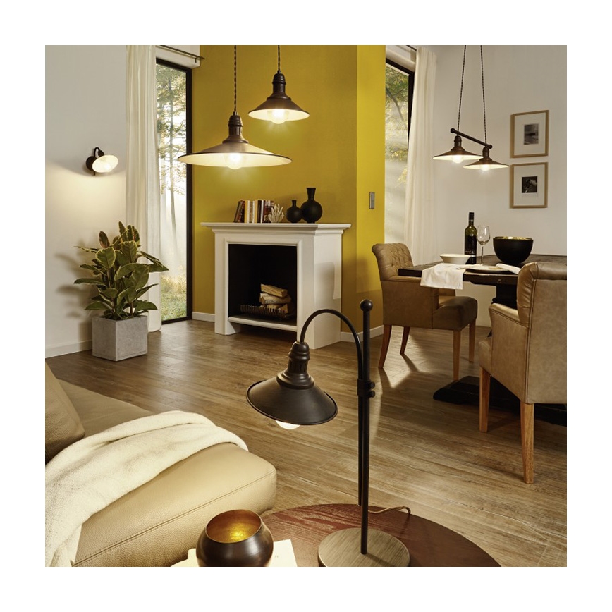 Eglo - Lámpara colgante 2xE27/60W/230V