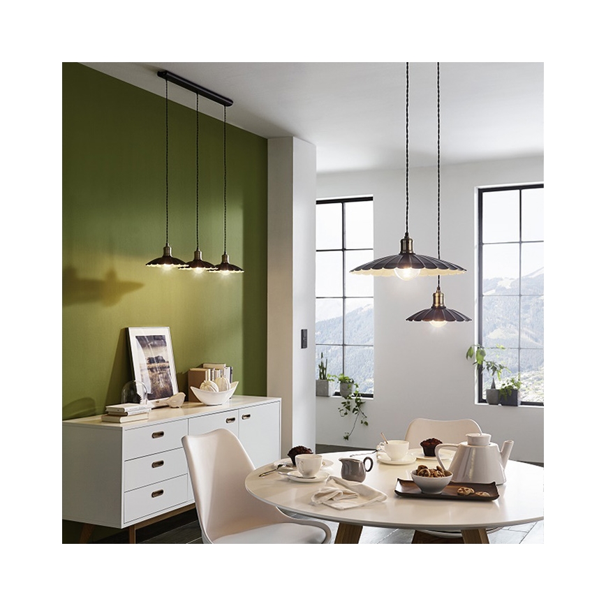Eglo 49462 - Lámpara colgante HEMINGTON 1xE27/60W/230V