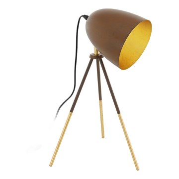 Eglo 49518 - Lámpara de mesa CHESTER 1 1xE27/60W/230V