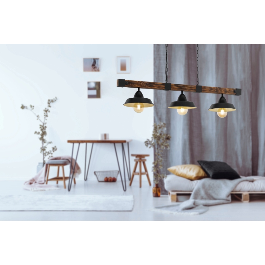Eglo - Lámpara colgante 3xE27/60W/230V