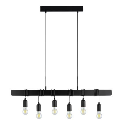 Eglo - Lámpara colgante TOWNSHEND 6xE27/60W/230V