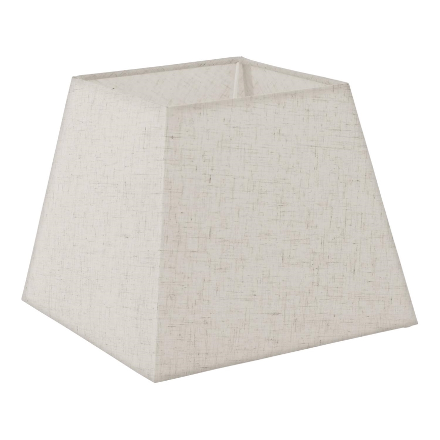 Eglo 49973 - Pantalla textil VINTAGE E14/E27 color crema 25x25 cm