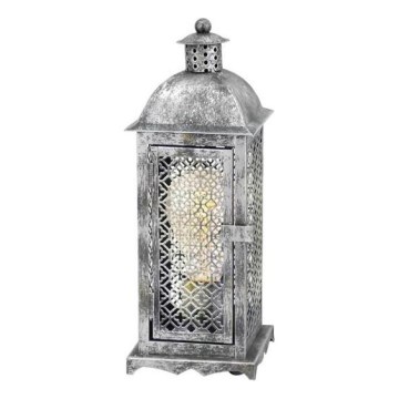 Eglo 54617 - Lámpara de mesa LED 1xE27/4W/230V 3000K plata