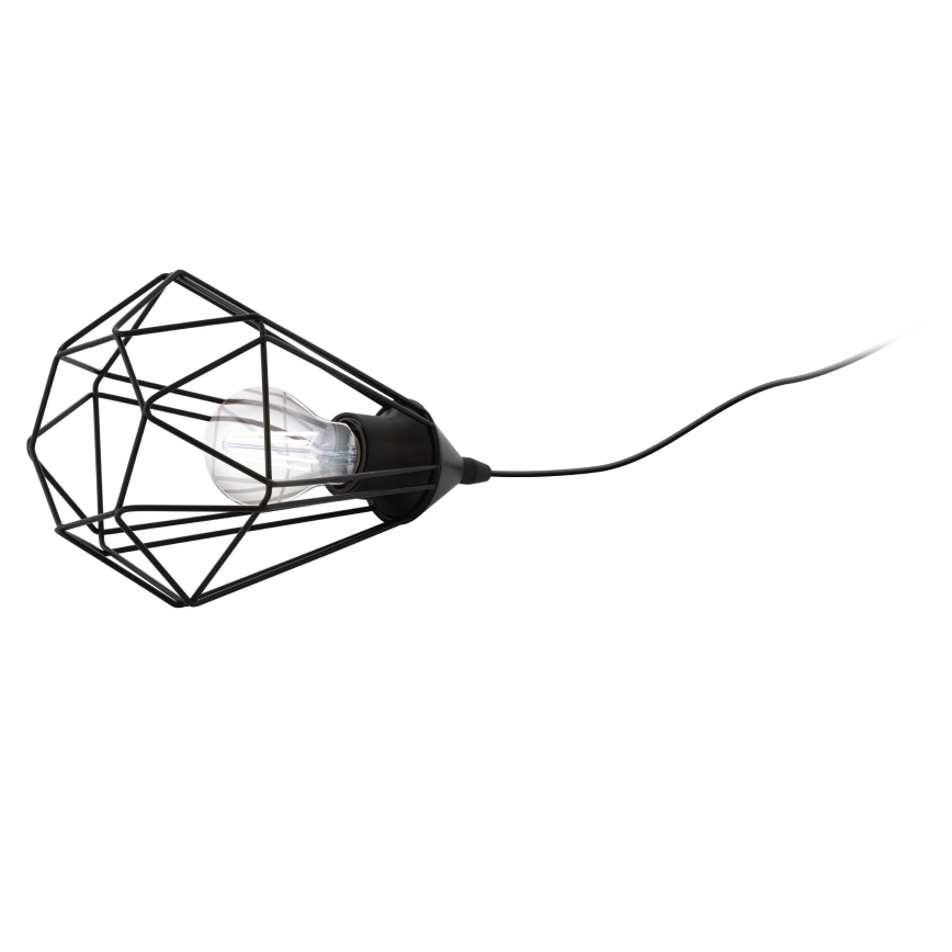 Eglo 54889 - Lámpara de mesa LED con enchufe 1xE27/4W/230V 3000K negro