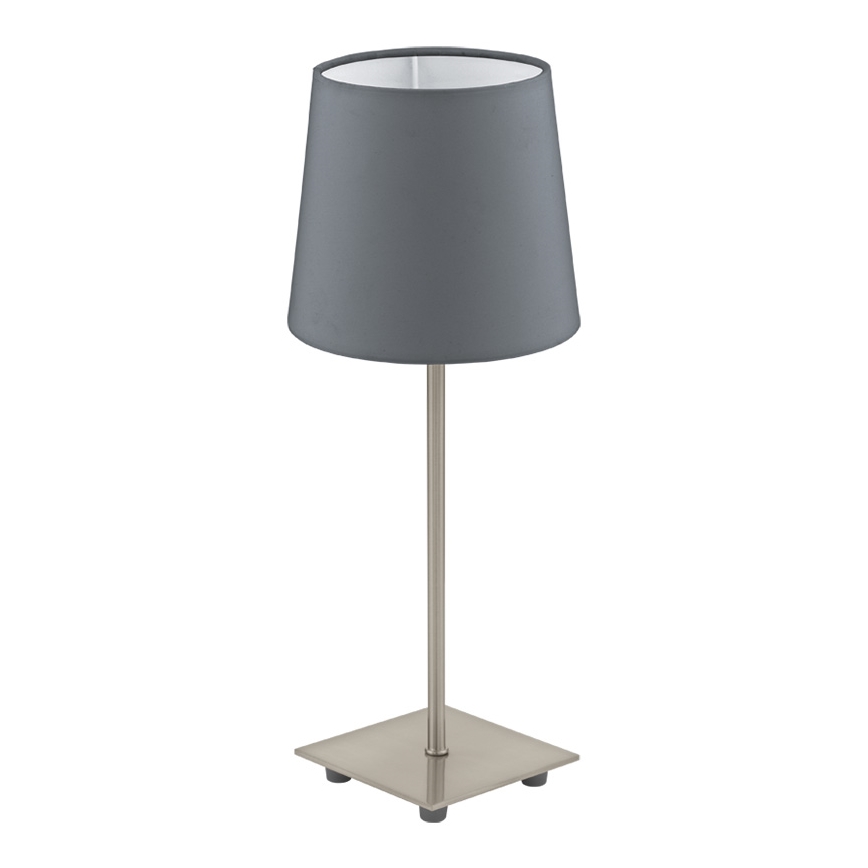 Eglo 54906 - Lámpara de mesa LED 1xE14/6W/230V gris/cromo mate