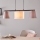 Eglo 55207 - Lámpara colgante ALMEIDA 3xE14/25W/230V gris