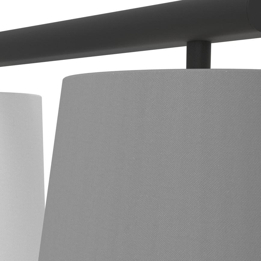 Eglo 55207 - Lámpara colgante ALMEIDA 3xE14/25W/230V gris