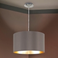 Eglo 55269 - Lámpara colgante MASERLO 1xE27/60W/230V marrón