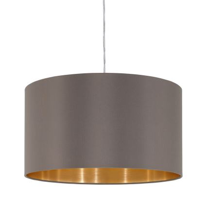 Eglo 55269 - Lámpara colgante MASERLO 1xE27/60W/230V marrón