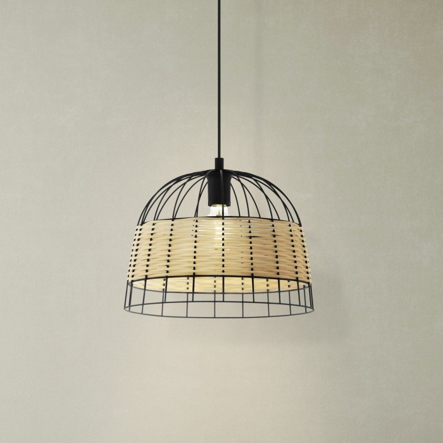 Eglo 55709 - Lámpara colgante ANWICK 1xE27/40W/230V ratán