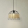 Eglo 55709 - Lámpara colgante ANWICK 1xE27/40W/230V ratán