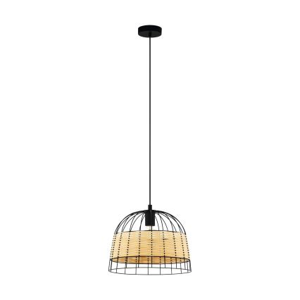 Eglo 55709 - Lámpara colgante ANWICK 1xE27/40W/230V ratán