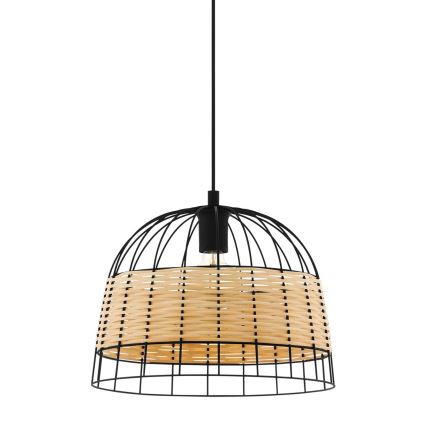 Eglo 55709 - Lámpara colgante ANWICK 1xE27/40W/230V ratán