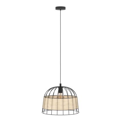 Eglo 55709 - Lámpara colgante ANWICK 1xE27/40W/230V ratán