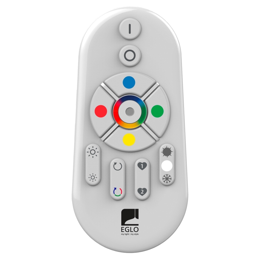 Eglo 55784 - LED RGBW Lámpara de exterior MONTEROLO-C 1xE27/9W/230V IP65 diá. 39 cm + control remoto