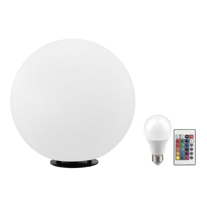 Eglo 55786 - LED RGBW Lámpara de exterior MONTEROLO-C 1xE27/9W/230V 2700-6500K IP65 diá. 30 cm + control remoto