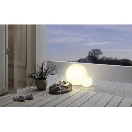 Eglo 55786 - LED RGBW Lámpara de exterior MONTEROLO-C 1xE27/9W/230V 2700-6500K IP65 diá. 30 cm + control remoto