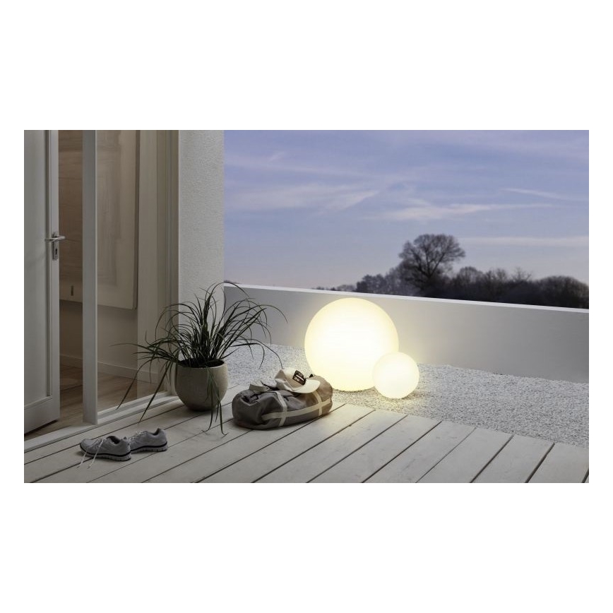 Eglo 55786 - LED RGBW Lámpara de exterior MONTEROLO-C 1xE27/9W/230V 2700-6500K IP65 diá. 30 cm + control remoto