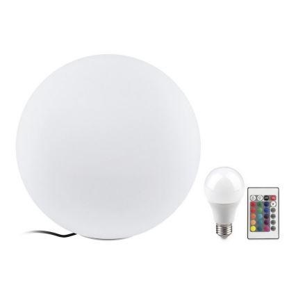 Eglo 55788 - LED RGBW Lámpara de exterior MONTEROLO-C 1xE27/9W/230V 2700-6500K IP65 diá. 50 cm + control remoto