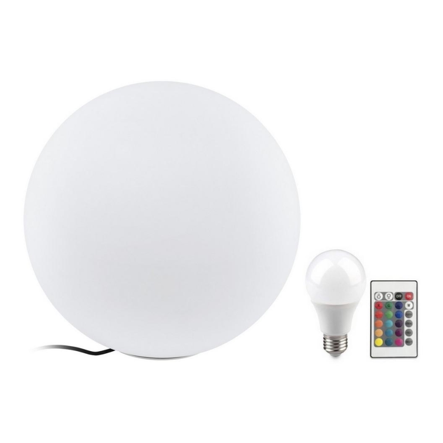 Eglo 55788 - LED RGBW Lámpara de exterior MONTEROLO-C 1xE27/9W/230V 2700-6500K IP65 diá. 50 cm + control remoto