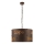 Eglo 62331 - Lámpara colgante con cadena COLDINGHAM PRO 3xE27/60W/230V marrón
