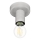 Eglo 64106 - Plafón IGUALA 1xE27/40W/230V gris