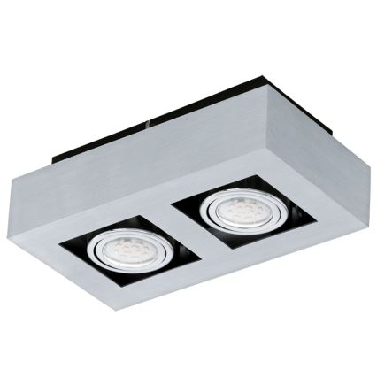 Eglo 64695 - Foco LED LOKE PRO 2xGU10/5W/230V 3000K cromo mate