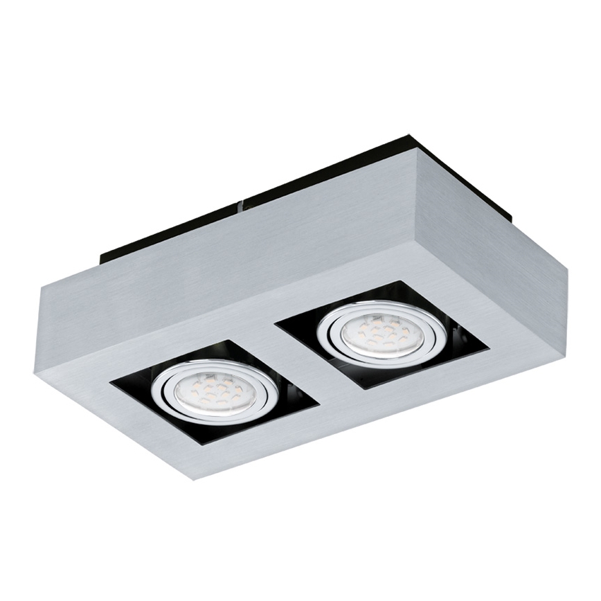 Eglo 64695 - Foco LED LOKE PRO 2xGU10/5W/230V 3000K cromo mate