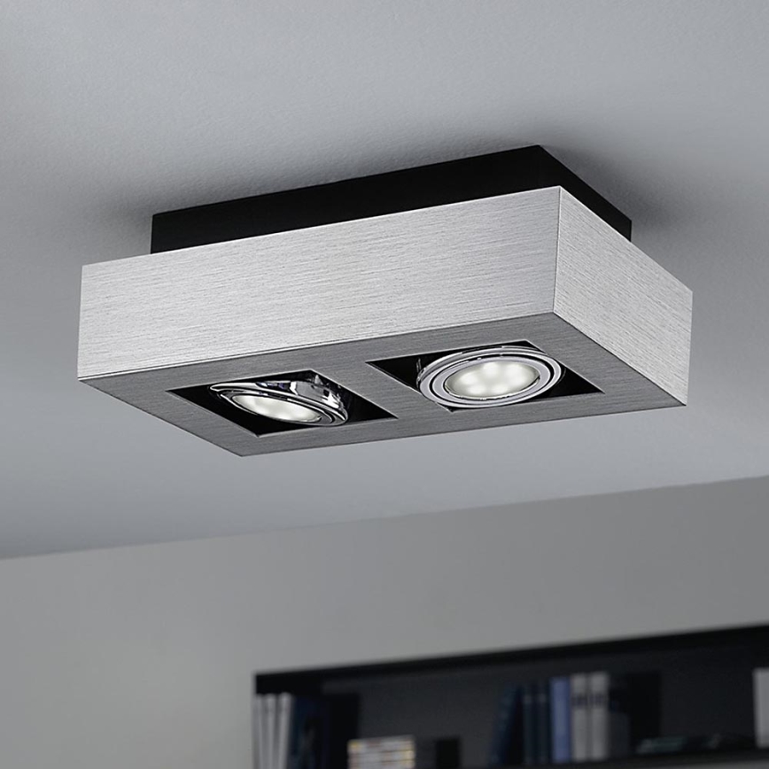 Eglo 64695 - Foco LED LOKE PRO 2xGU10/5W/230V 3000K cromo mate